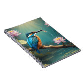 Elegante ijsvogel notitieboek (Rechterzijde)