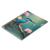Elegante ijsvogel notitieboek (Linkerzijde)