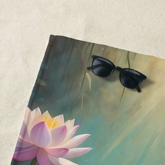 Elegante ijsvogel strandlaken (In situ)