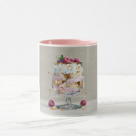 Elegante Impasto Frambozen Dessert Sweet Verjaarda Mok