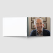 Elegante In Loving Memory Script Foto Funeral Gastenboek (Volledig)