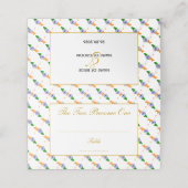 Elegante India bruiloft Plaatskaartje (Buitenkant ongevouwen)