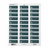 Elegante Indiase Ganesha bruidssuite Etiket (Full Sheet)