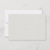 Elegante Initiaal Botanische Monogram Koppel Notitiekaartje (Achterkant)