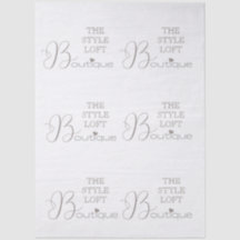Elegante initiële script branding voor boetiekwink