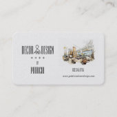 Elegante inrichting en ontwerp / interieurontwerp visitekaartje (Voorkant)