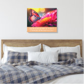 Elegante Inspirerende Canvasprint met Spanraam Canvas Afdruk (Insitu (Slaapkamer))
