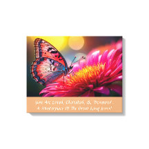 Elegante Inspirerende Canvasprint met Spanraam