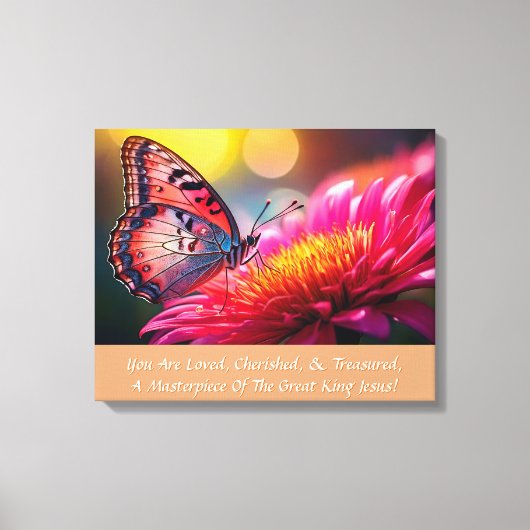 Elegante Inspirerende Canvasprint met Spanraam Canvas Afdruk (Voorkant)