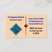 Elegante interieurontwerper (Staging Home Living)  Visitekaartje (Achterkant)