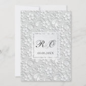 Elegante Invitación para bodas en Español. Kaart (Voorkant)