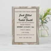 ÉLÉGANTE INVITATION DE MARIAGE KAART (Staand voorkant)