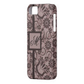 Elegante iPhone 5 Hoesje met Monogram (Achterkant Links)