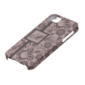 Elegante iPhone 5 Hoesje met Monogram (Onderkant)