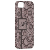 Elegante iPhone 5 Hoesje met Monogram (Back/Rechts)