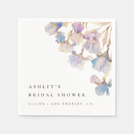 Elegante Iris Bruidsfeest Servet