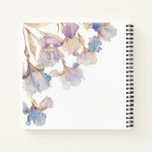 Elegante Iris houdt brieven aan mijn dochter Notitieboek (Achterkant)