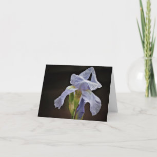 Elegante Iris Note Kaart