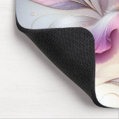 Elegante irisbloem met gouden ets muismat (Hoek)