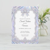 Elegante iriserende boog Sweet 16 Kaart (Staand voorkant)