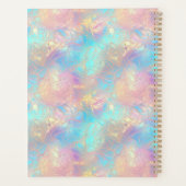 Elegante iriserende en parel Folie Planner (Achterkant)