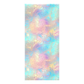 Elegante iriserende en parel Folie Reclamekaart (Achterkant)