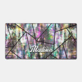 Elegante iriserende meisjesachtige glitter bureaumat (Voorkant)