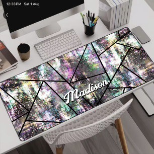 Elegante iriserende meisjesachtige glitter bureaumat