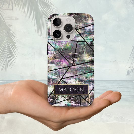 Elegante iriserende meisjesachtige glitter Case-Mate iPhone case