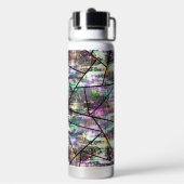 Elegante iriserende meisjesachtige glitter waterfles (Achterkant)