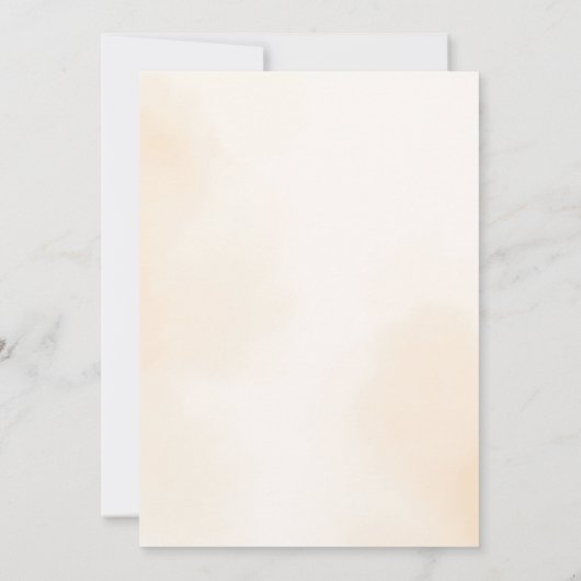 Elegante Islamitische Bloemen Goud Accent Script T Kaart (Achterkant)