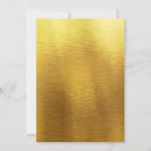 Elegante Islamitische Bruiloft Beige en Goud Kaart (Achterkant)