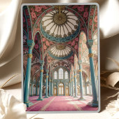 Elegante islamitische bruiloft Bloemen Plafond Kun Kaart