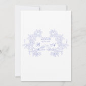 Elegante  Islamitische bruiloft Kaart (Achterkant)