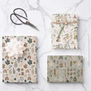 Elegante Islamitische Tuin Verpakkings Papier Set Inpakpapier Vel