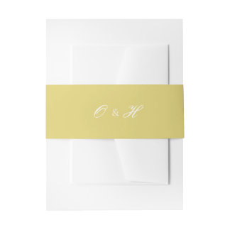 Elegante Island Citrus Buikband Uitnodigingen Wikkel