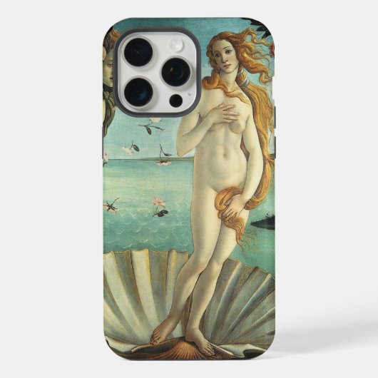 Elegante Italiaanse Botticellis Venus iPhone Hoesje (Achterkant)