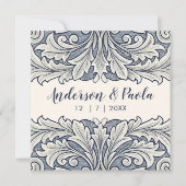 Elegante Italiaanse Stijl 'Save the Date' Herinner (Voorkant)