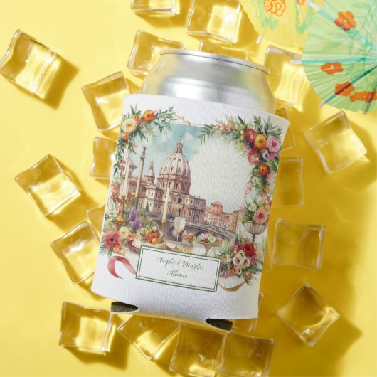 Elegante Italiaanse uitnodiging Diner Florence Blikjeskoeler (Insitu Zomer)