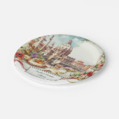 Elegante Italië uitnodiging Trouwdiner in Italië Papieren Bordje (Gekanteld)