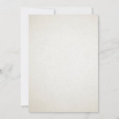 elegante ivoor beige Eerste Heilige Communie Kaart (Achterkant)