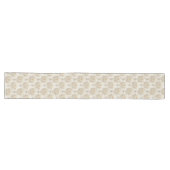 Elegante Ivoor Damask Table Runner Artistic Touch Lange Tafelloper (Horizontaal)