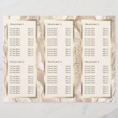 Elegante ivoor gouden agaat brochure (Achterkant)