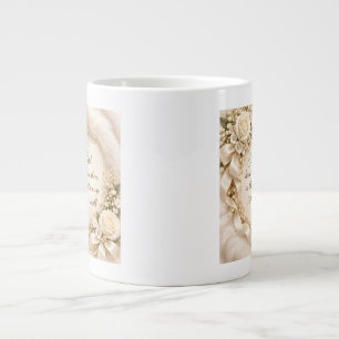 Elegante Ivoor Roos Ouders Dua Inspirerend Grote Koffiekop