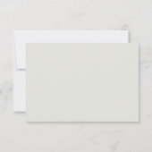 Elegante Ivoorwitte Rozen Huwelijk Bedankt (Achterkant)