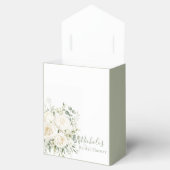 Elegante ivoren bruiloftsbruiloftcadeau  bedankdoosjes (Geopend)