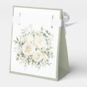Elegante ivoren bruiloftsbruiloftcadeau  bedankdoosjes (Achterkant)