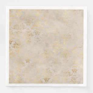 Elegante ivoren damast voor alle gelegenheden servet