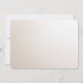 Elegante Ivoren Witte Bloemen Bewaar De Datum Save The Date (Achterkant)