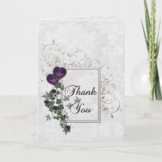 Elegante Ivy Bruiloft Suite Bedankt (Voorkant)